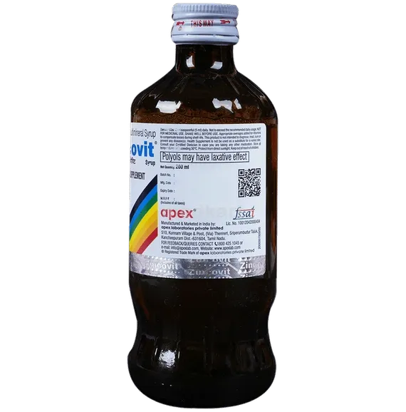 zincovit syrup 200 ml
